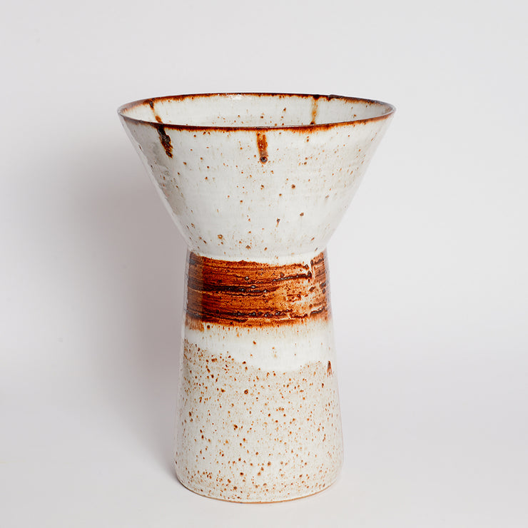 Ceramic sculpture by Laura Veleff of Leaf And Thread