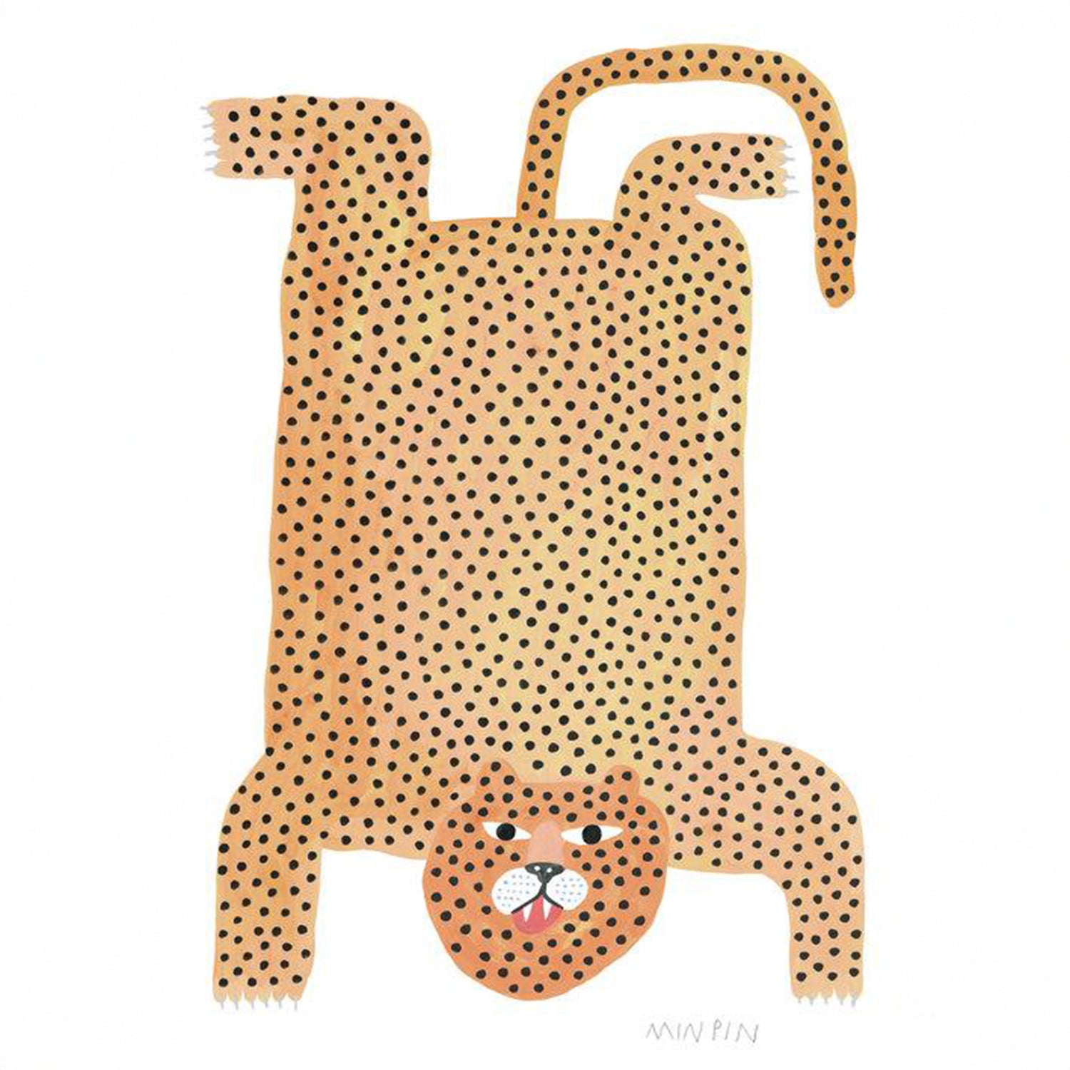 'Jaguar Rug' A3 Print