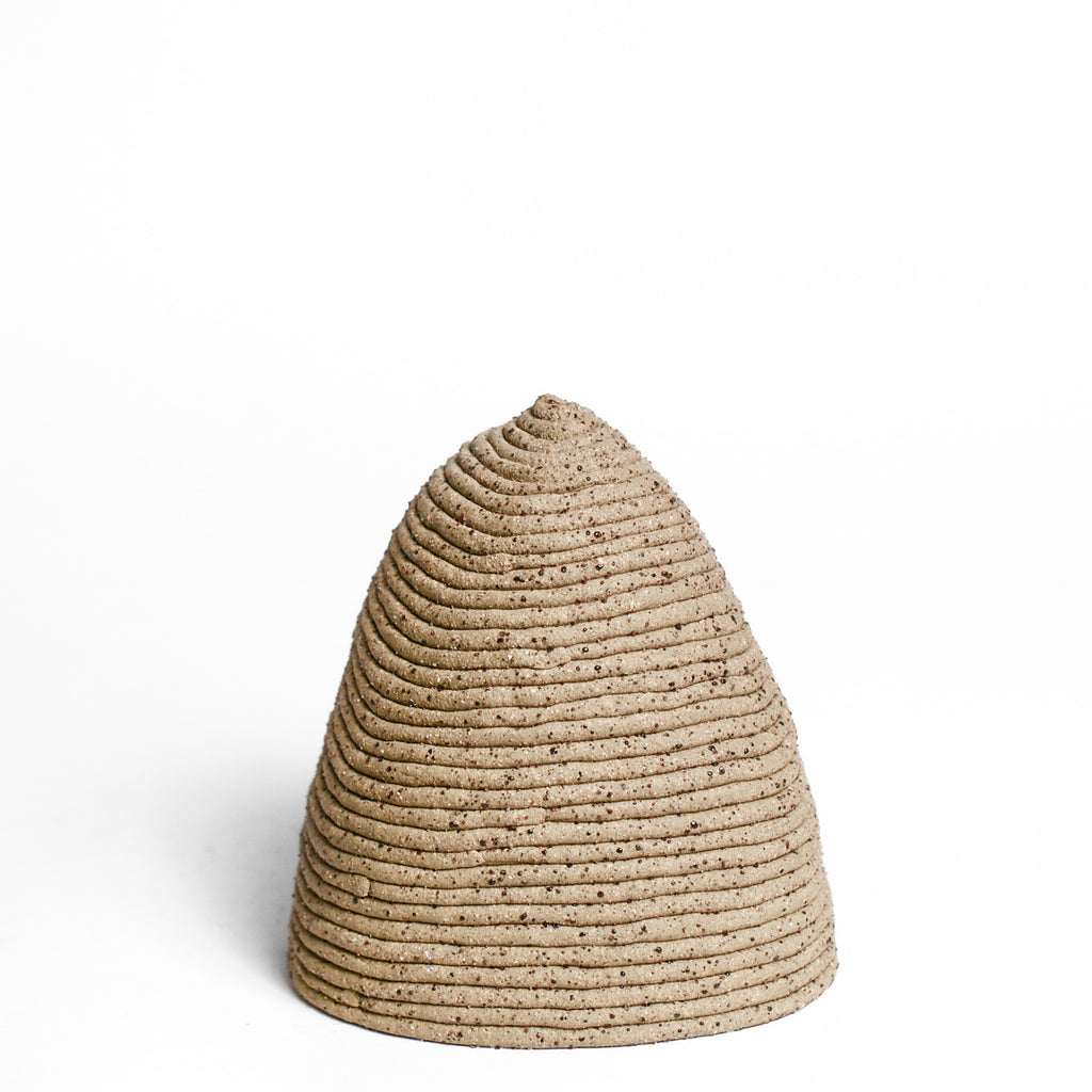 Ceramic vessel handmade by Mali Taylor, a Melbourne based ceramic artist currently exploring the parameters of coil methodology within her practice.