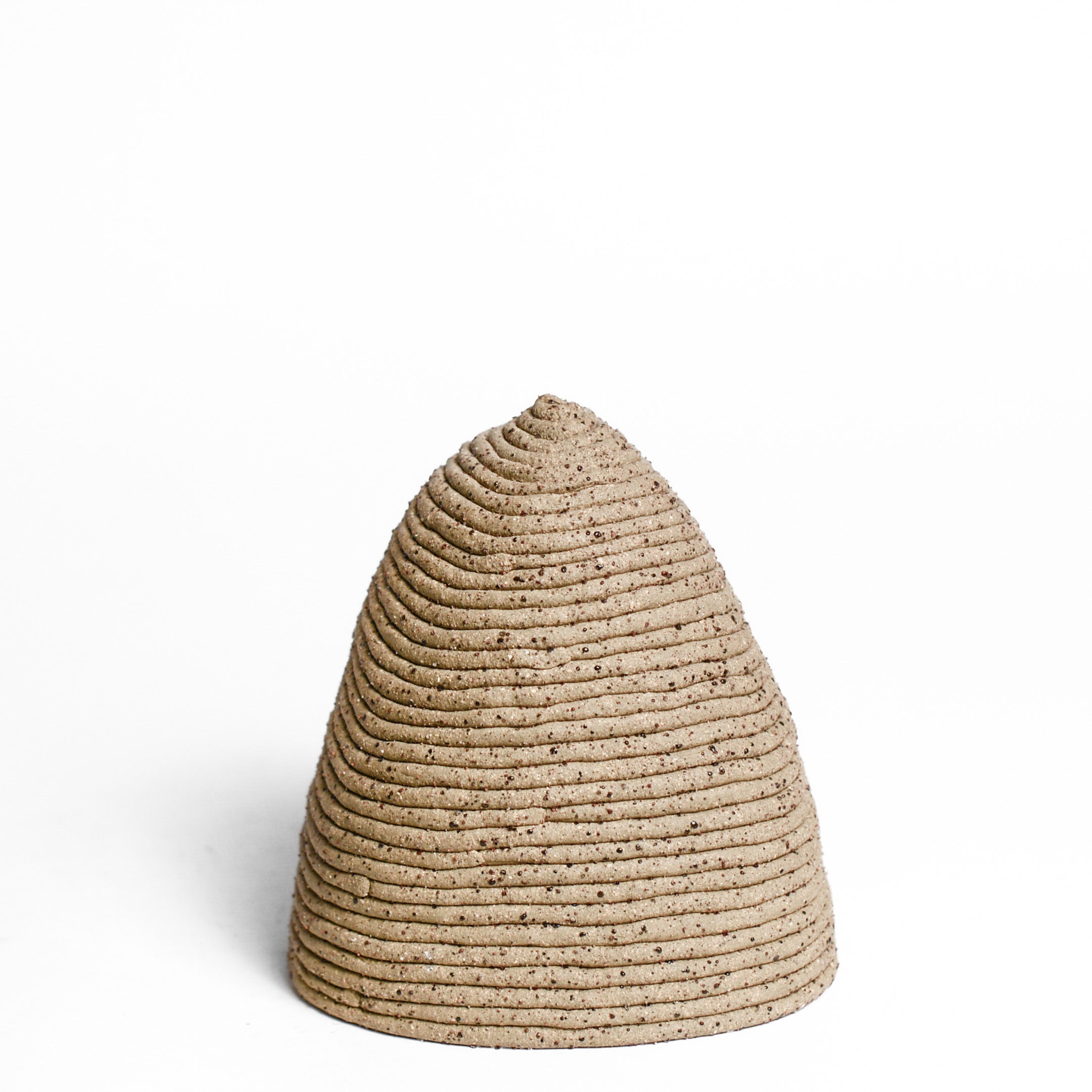 Ceramic vessel handmade by Mali Taylor, a Melbourne based ceramic artist currently exploring the parameters of coil methodology within her practice.