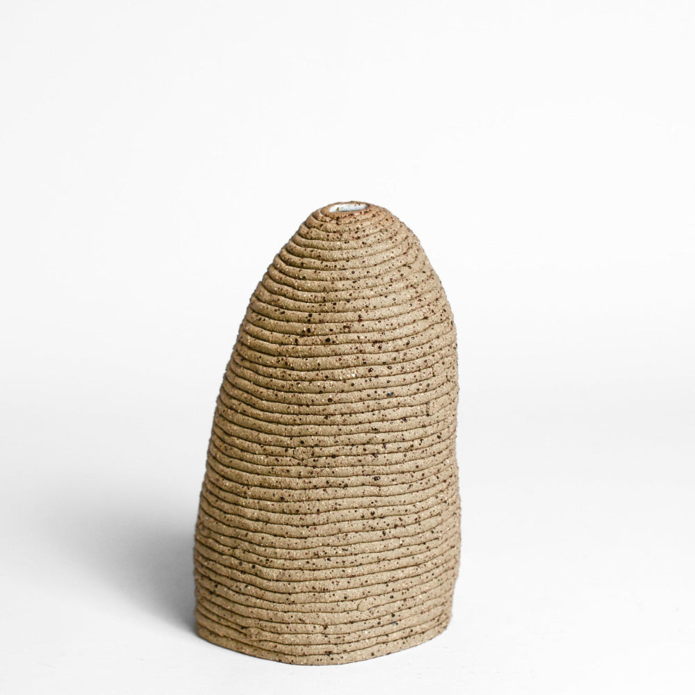 Ceramic vessel handmade by Mali Taylor, a Melbourne based ceramic artist currently exploring the parameters of coil methodology within her practice.