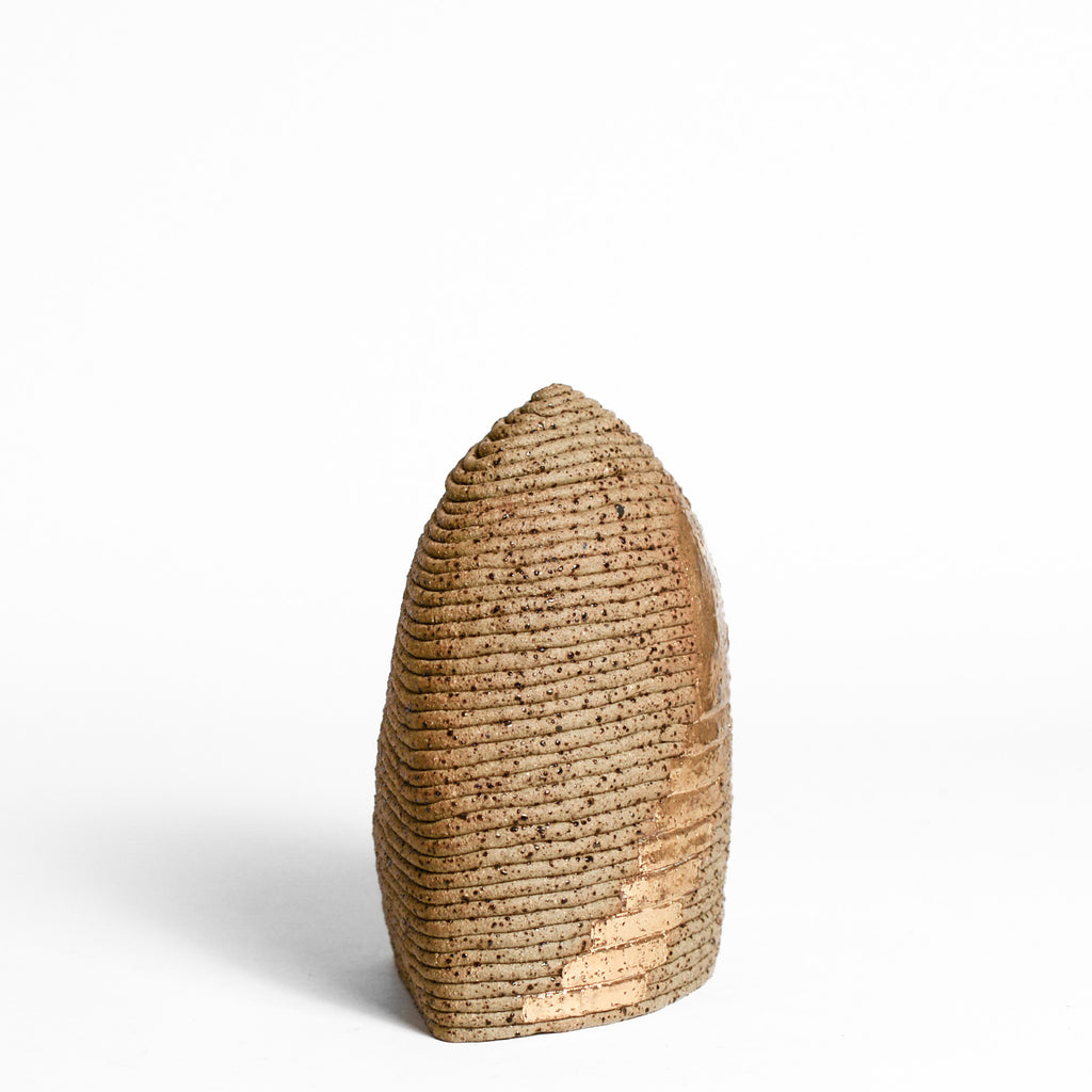 Ceramic vessel handmade by Mali Taylor, a Melbourne based ceramic artist currently exploring the parameters of coil methodology within her practice.