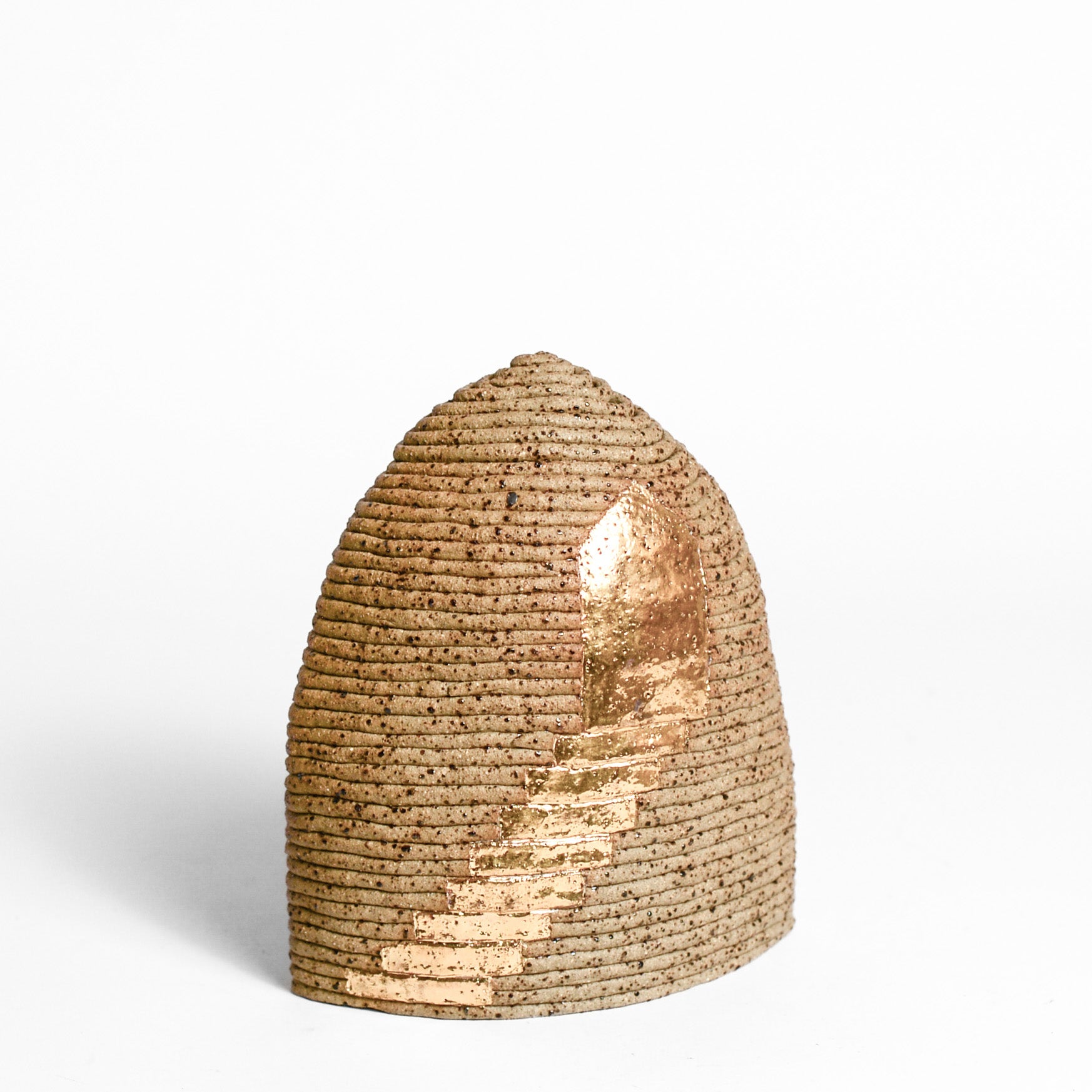 Ceramic vessel handmade by Mali Taylor, a Melbourne based ceramic artist currently exploring the parameters of coil methodology within her practice.