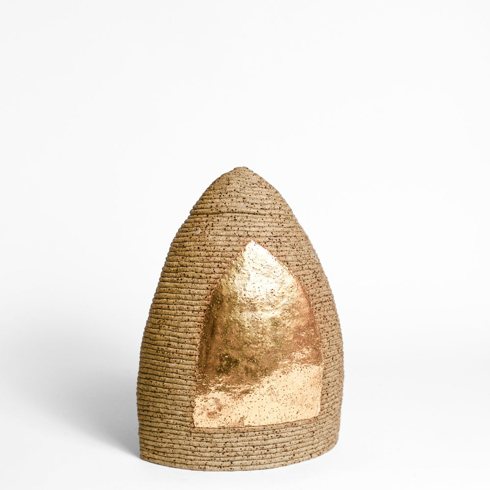 Ceramic vessel handmade by Mali Taylor, a Melbourne based ceramic artist currently exploring the parameters of coil methodology within her practice.