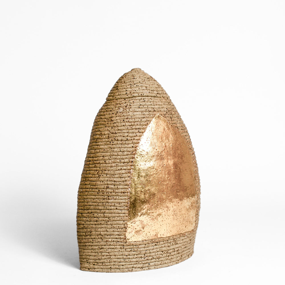 Ceramic vessel handmade by Mali Taylor, a Melbourne based ceramic artist currently exploring the parameters of coil methodology within her practice.