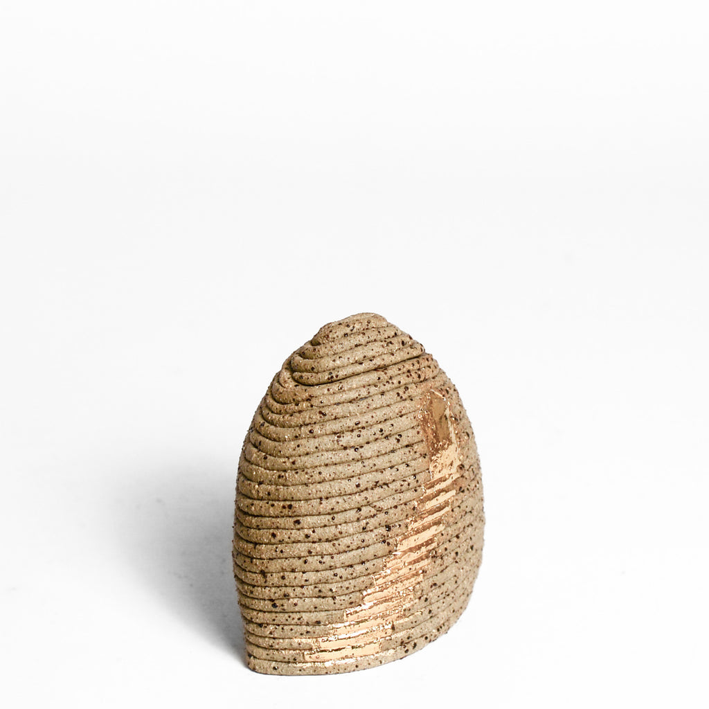 Ceramic vessel handmade by Mali Taylor, a Melbourne based ceramic artist currently exploring the parameters of coil methodology within her practice.