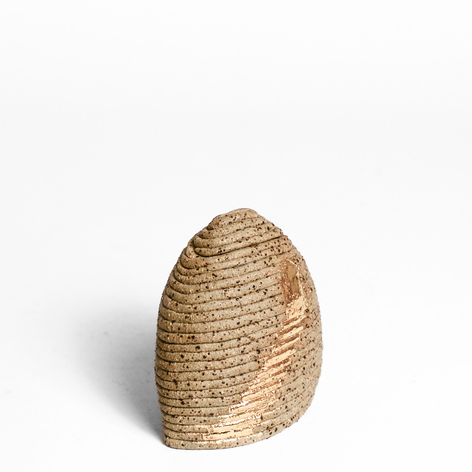 Ceramic vessel handmade by Mali Taylor, a Melbourne based ceramic artist currently exploring the parameters of coil methodology within her practice.