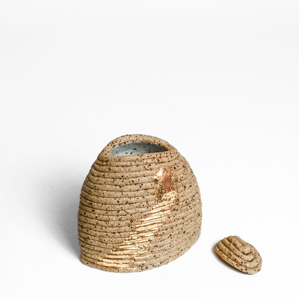 Ceramic vessel handmade by Mali Taylor, a Melbourne based ceramic artist currently exploring the parameters of coil methodology within her practice.