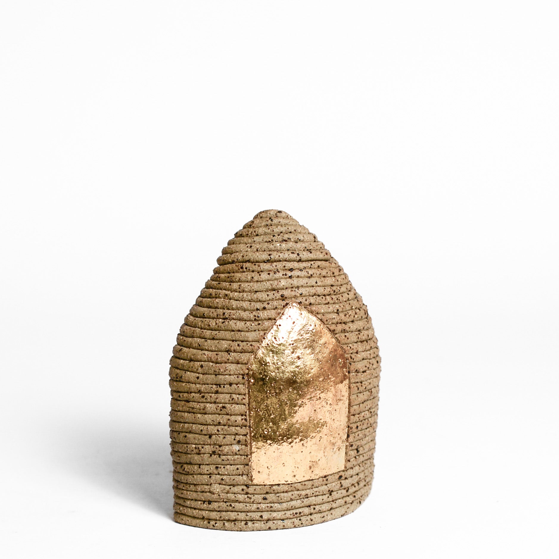 Ceramic vessel handmade by Mali Taylor, a Melbourne based ceramic artist currently exploring the parameters of coil methodology within her practice.