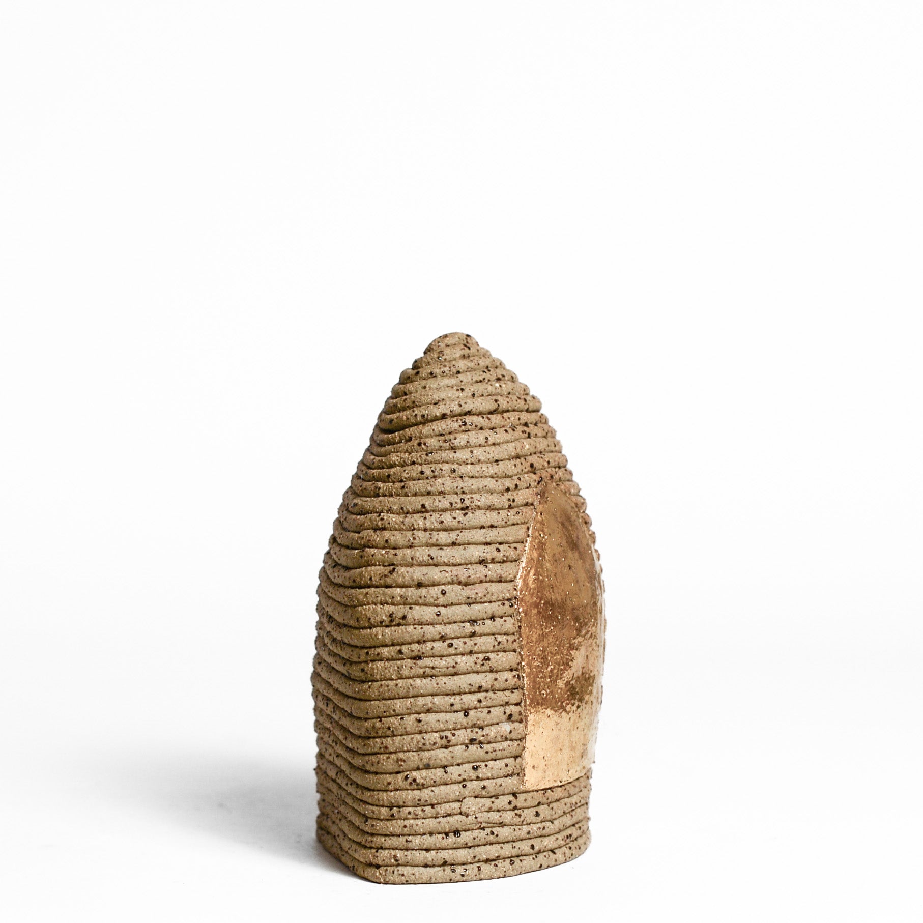 Ceramic vessel handmade by Mali Taylor, a Melbourne based ceramic artist currently exploring the parameters of coil methodology within her practice.