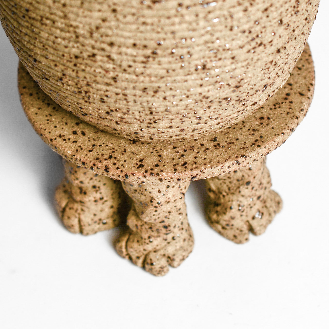 Ceramic vessel handmade by Mali Taylor, a Melbourne based ceramic artist currently exploring the parameters of coil methodology within her practice.