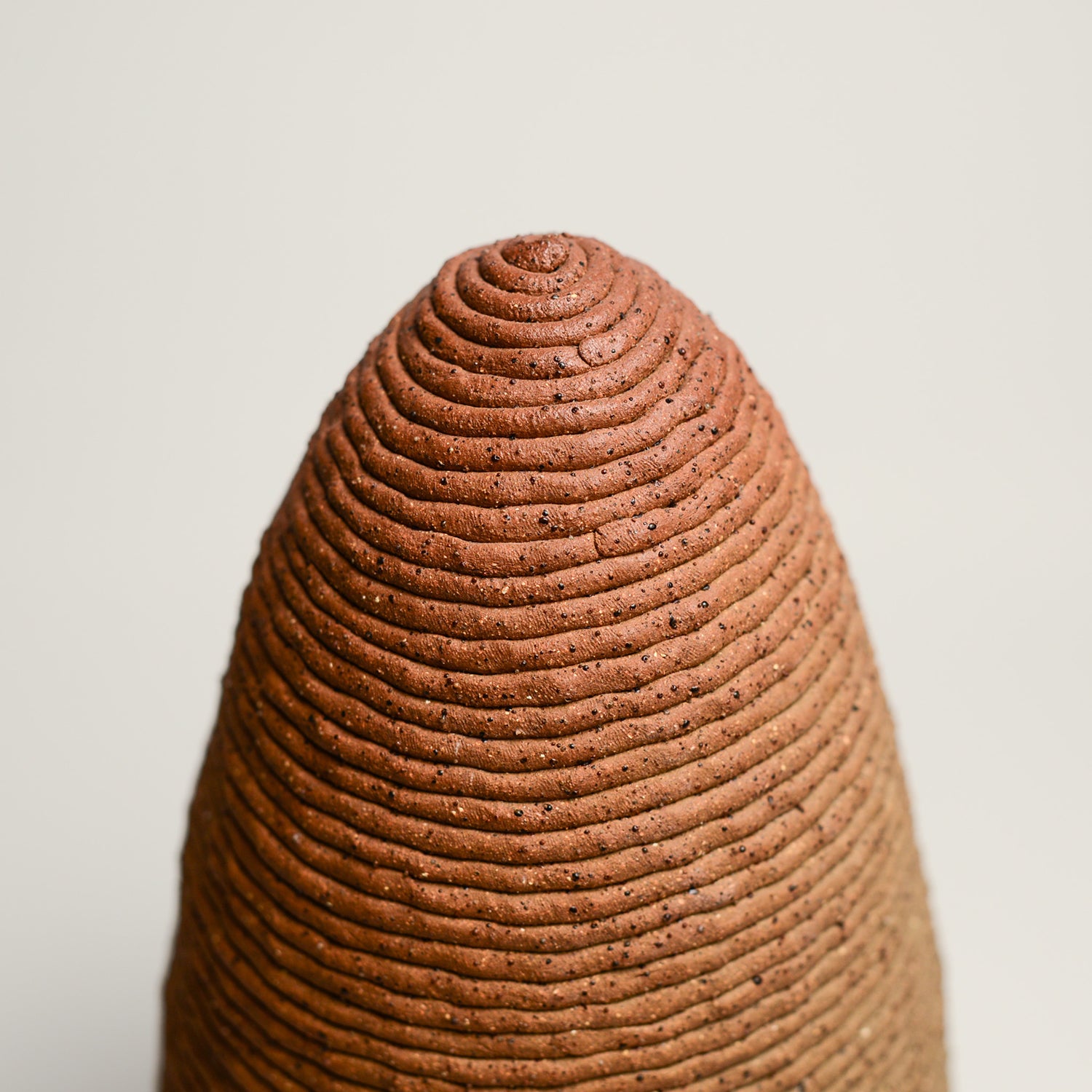 Ceramic vessel handmade by Mali Taylor, a Melbourne based ceramic artist currently exploring the parameters of coil methodology within her practice.