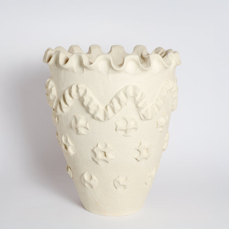 White Ceramic Vessel