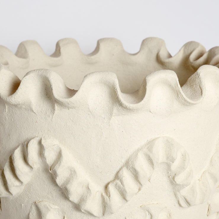 White Ceramic Vessel