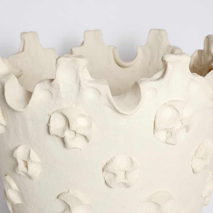 White Ceramic Vessel