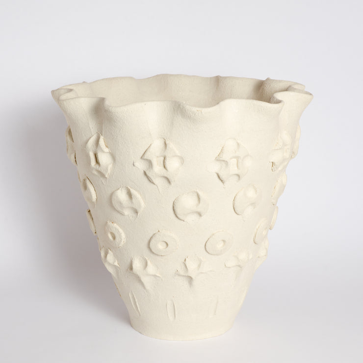 White Ceramic Vessel