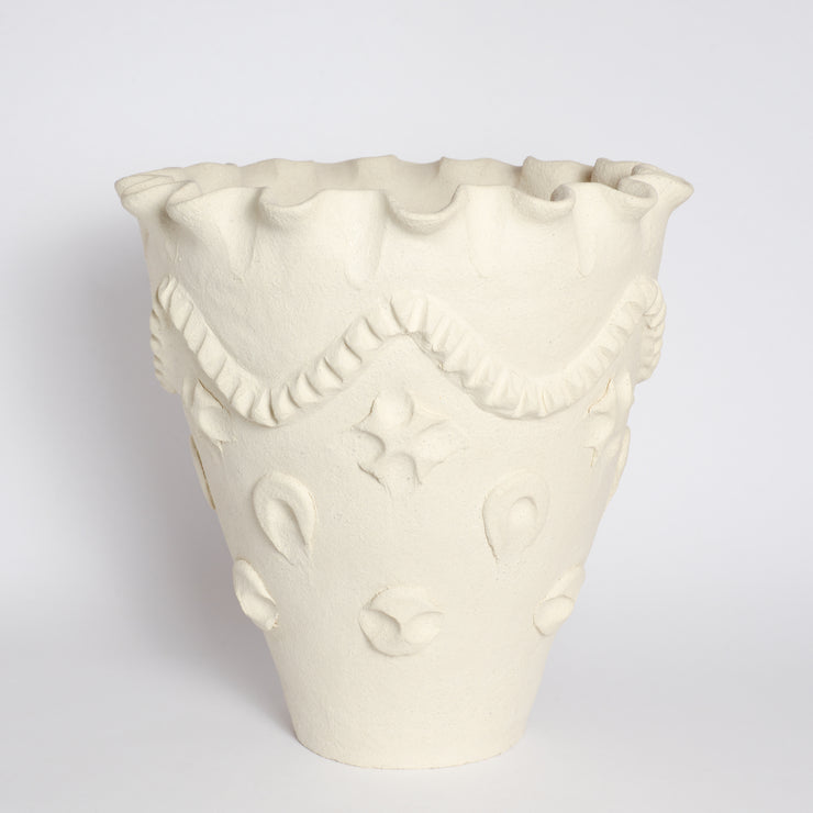 White Ceramic Vessel
