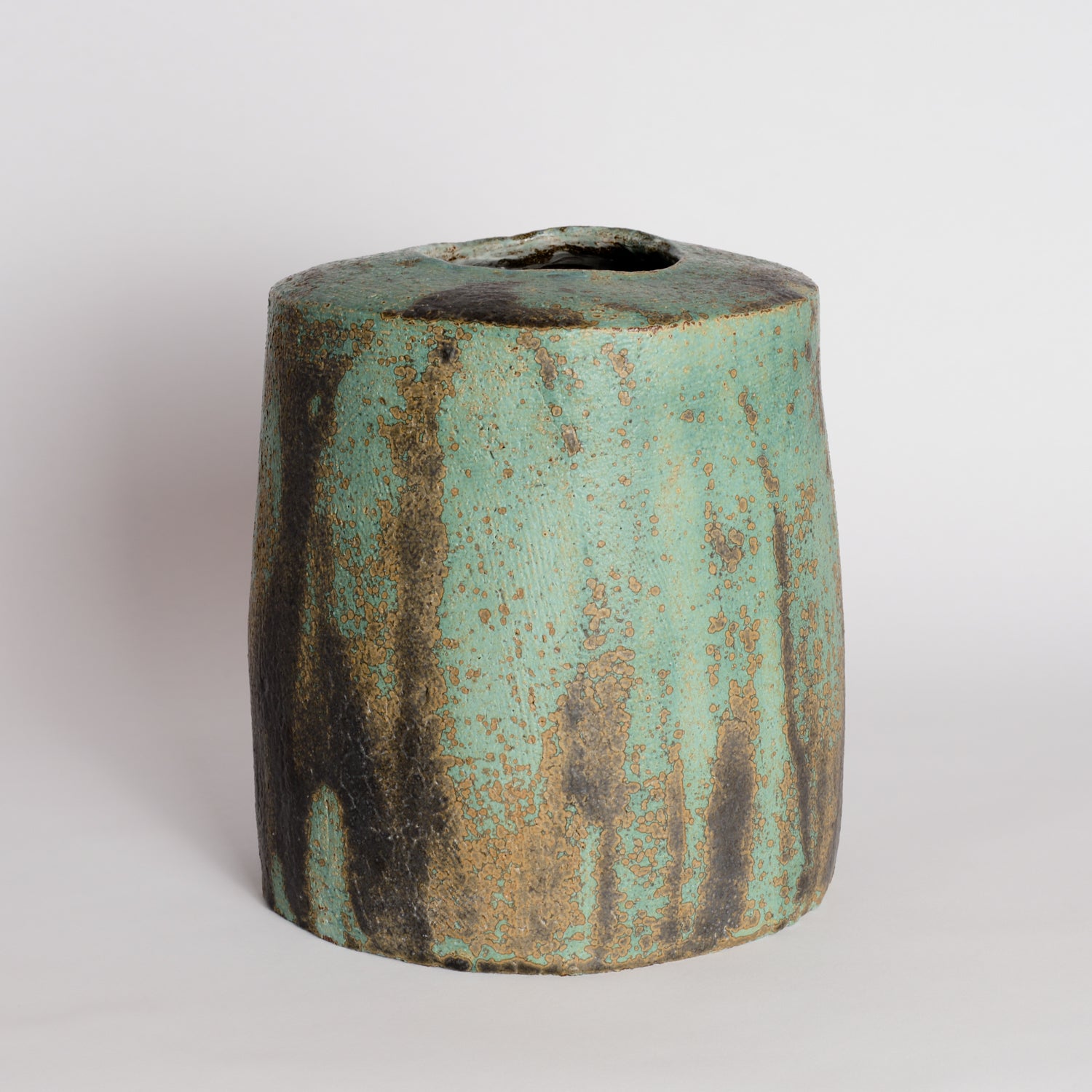 Forest Green 'Tree' Vessel III