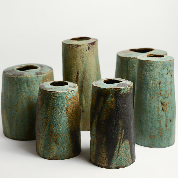 Ceramic vase handmade by ceramicist  Pauline Meade