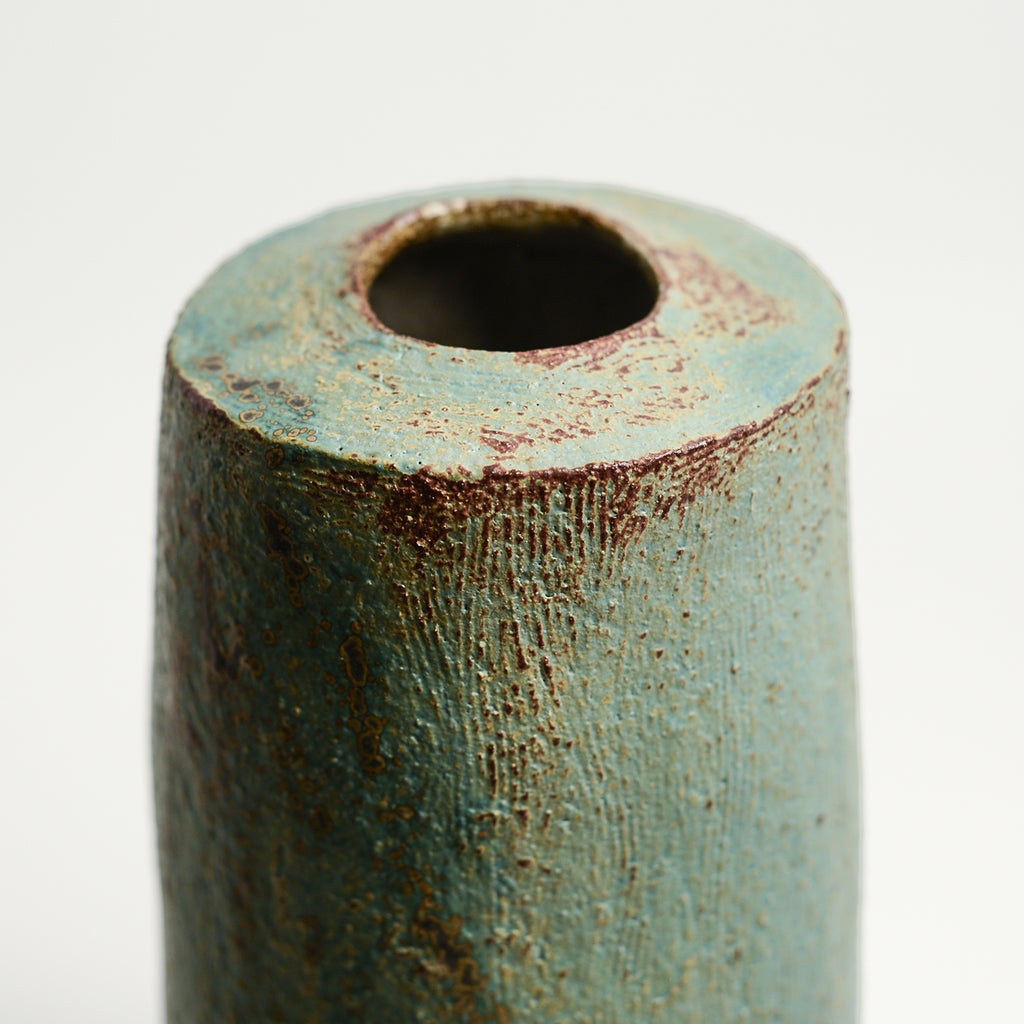 Ceramic vase handmade by ceramicist  Pauline Meade