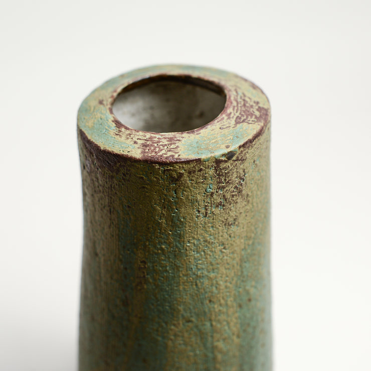 Ceramic vase handmade by ceramicist  Pauline Meade