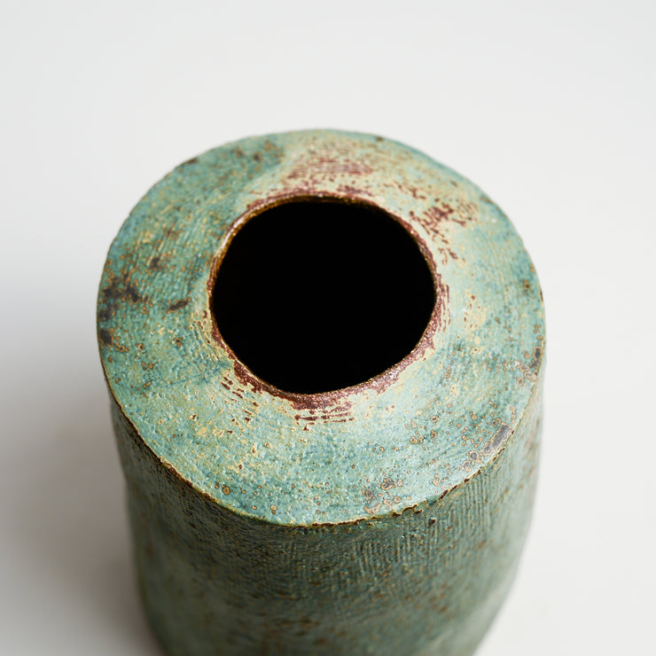 Ceramic vase handmade by ceramicist  Pauline Meade