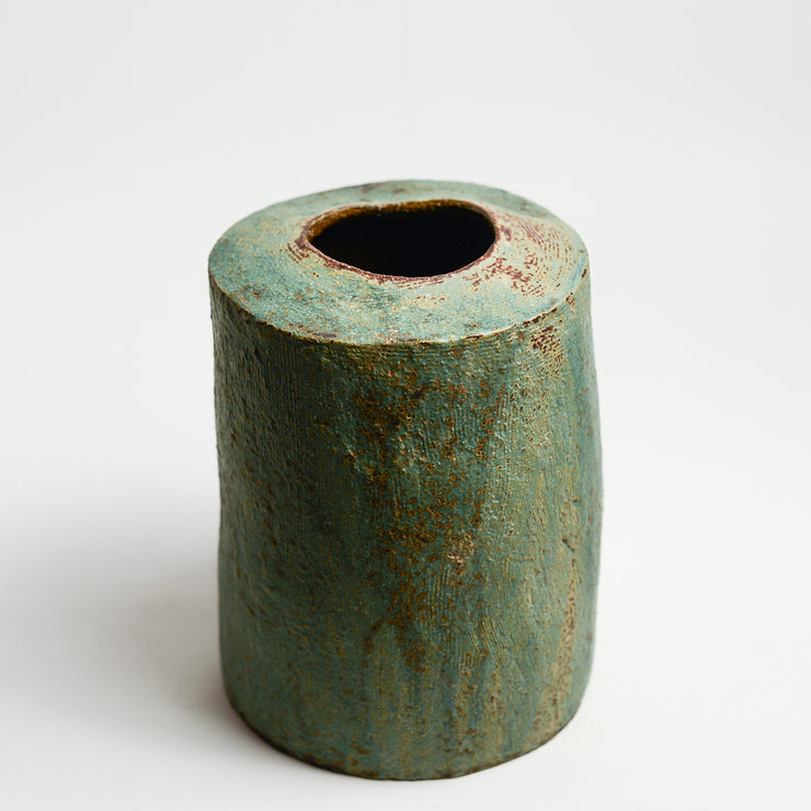 Ceramic vase handmade by ceramicist  Pauline Meade