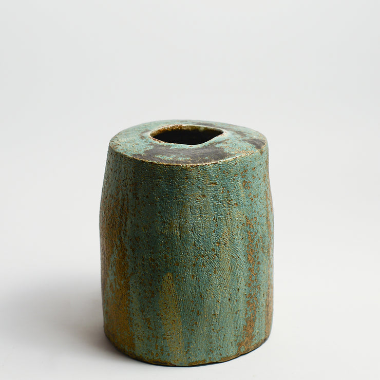 Ceramic vase handmade by ceramicist  Pauline Meade