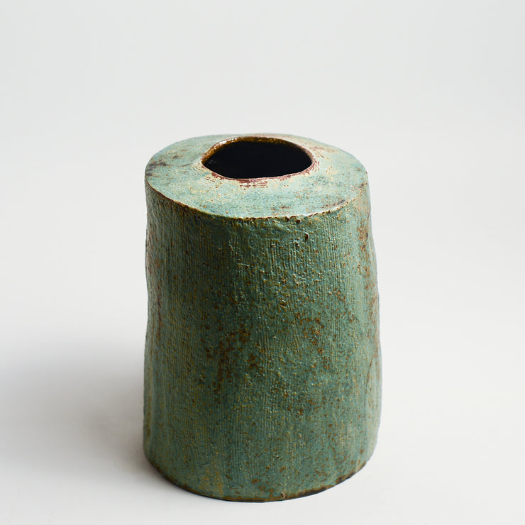 Ceramic vase handmade by ceramicist  Pauline Meade