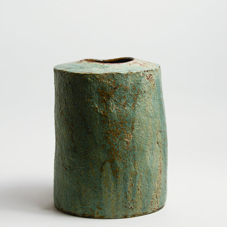 Ceramic vase handmade by ceramicist  Pauline Meade