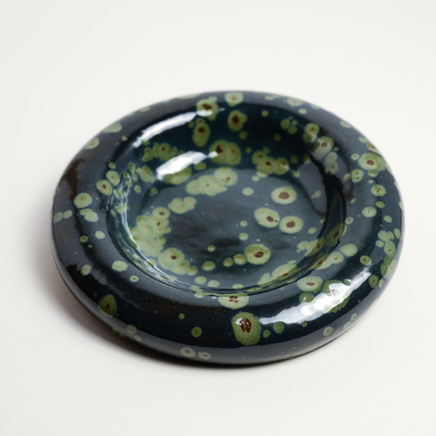 Ceramic platter handmade by Rina Bernabei