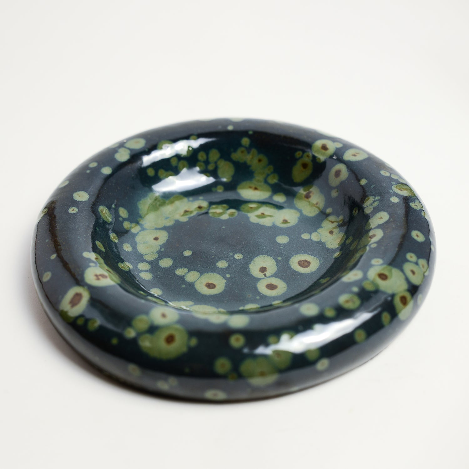 Ceramic platter handmade by Rina Bernabei