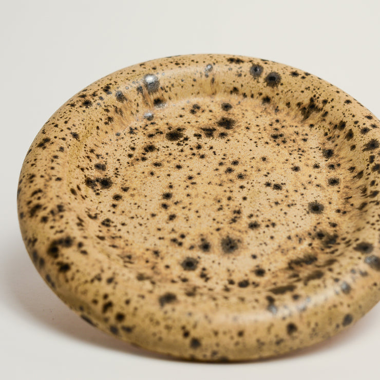 Chubby ceramic platter handmade by Rina Bernabei