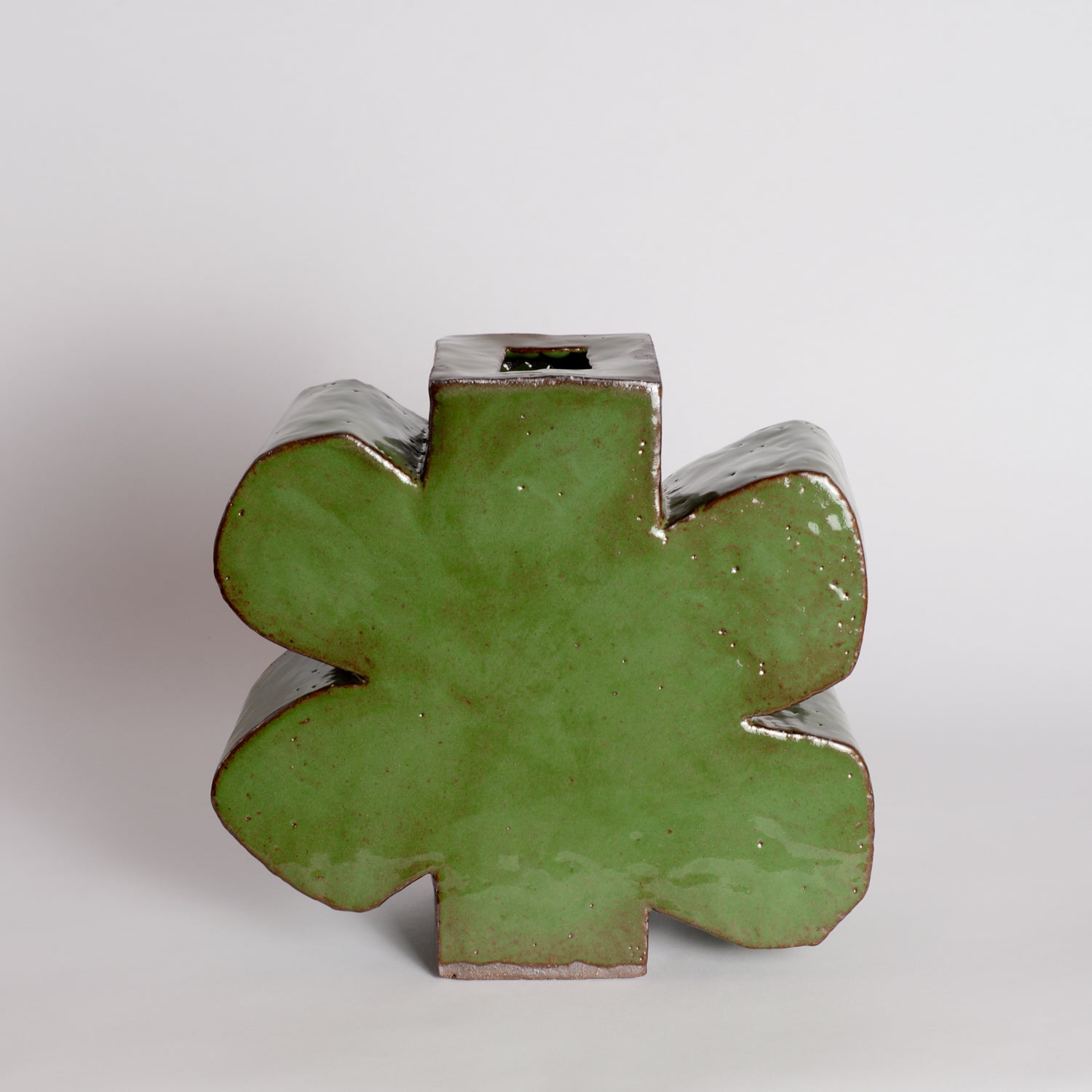 Butterfly Vase - Jade Green