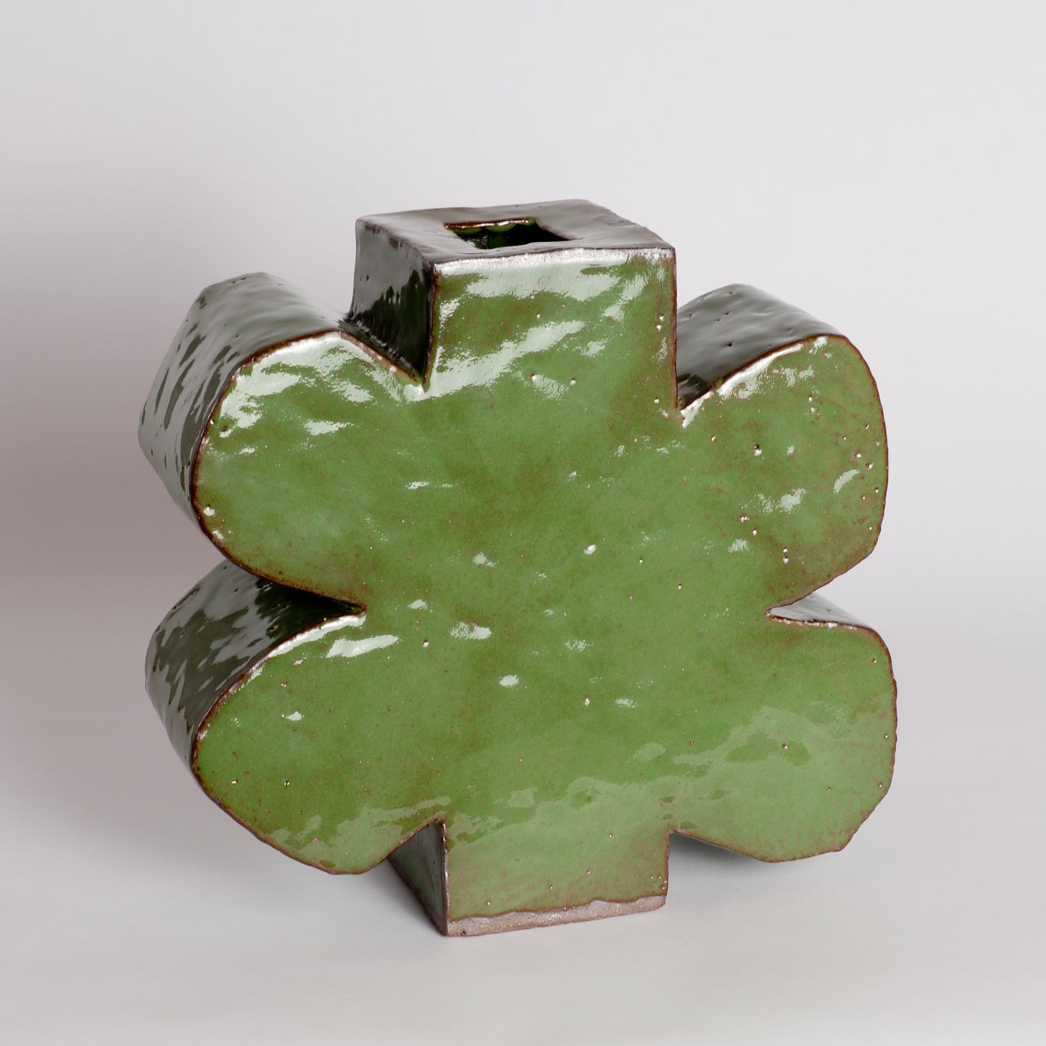 Butterfly Vase - Jade Green