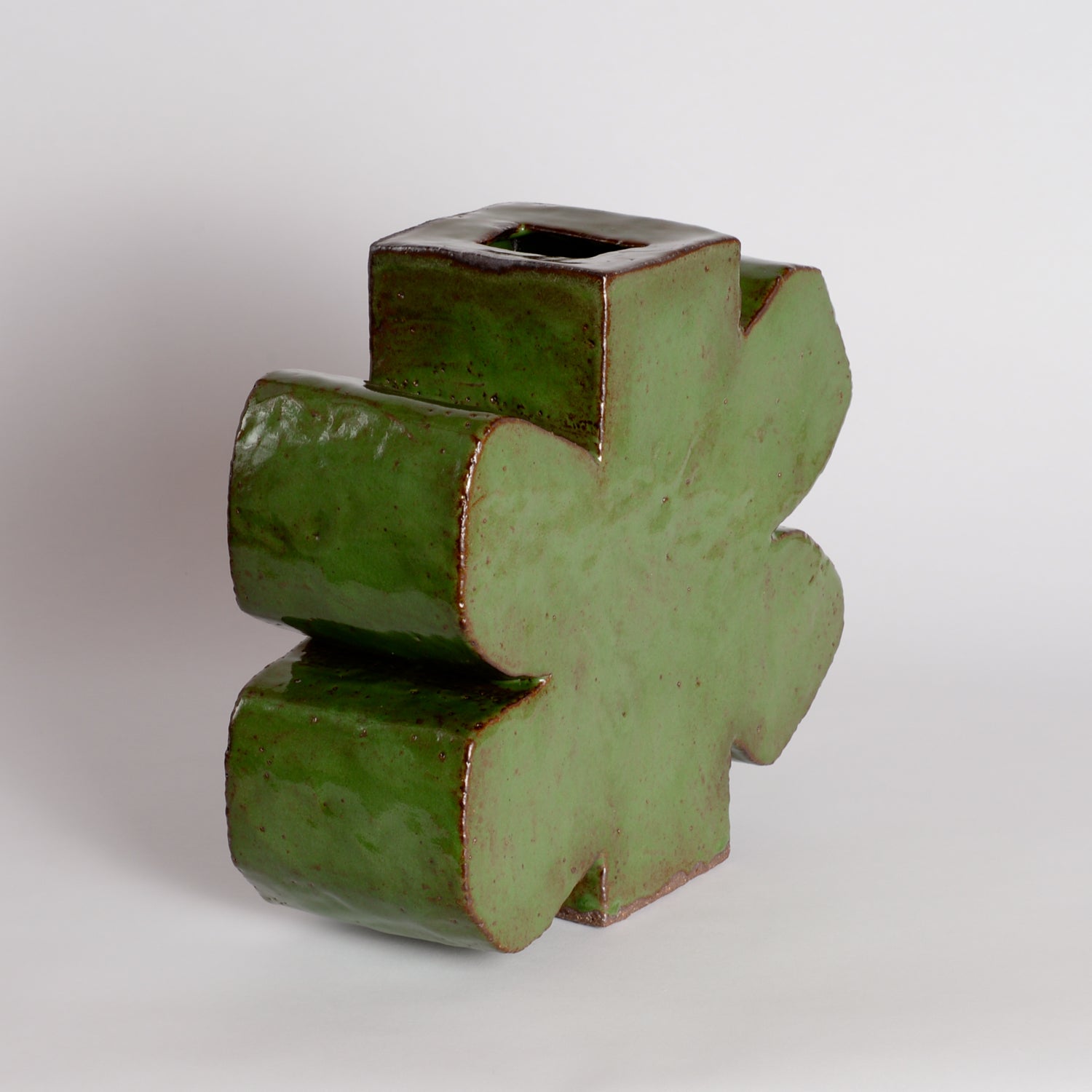 Butterfly Vase - Jade Green