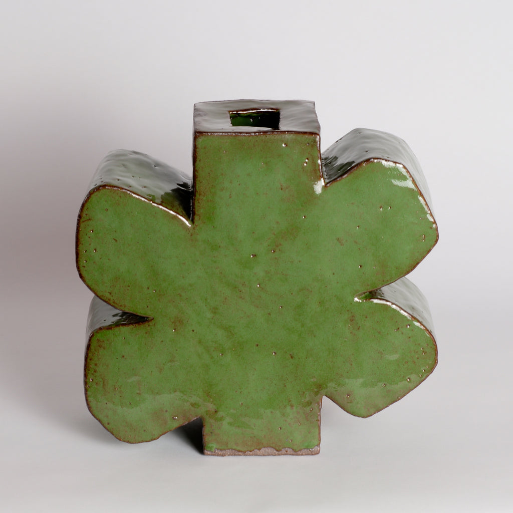 Butterfly Vase - Jade Green