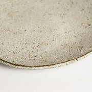 Ceramic platter handmade by London born, Melbourne based potter Sharon Alpren. Sharon makes sculptural, yet practical pieces for the home. The characteristics of the clay, the glaze and the fire direct her hand-built and wheel-thrown contemporary ceramics. 