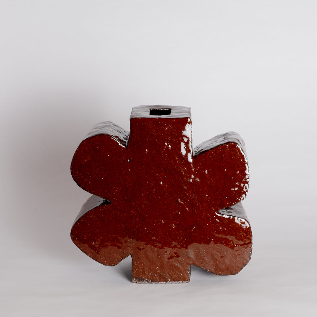 Butterfly Vase - Burgundy