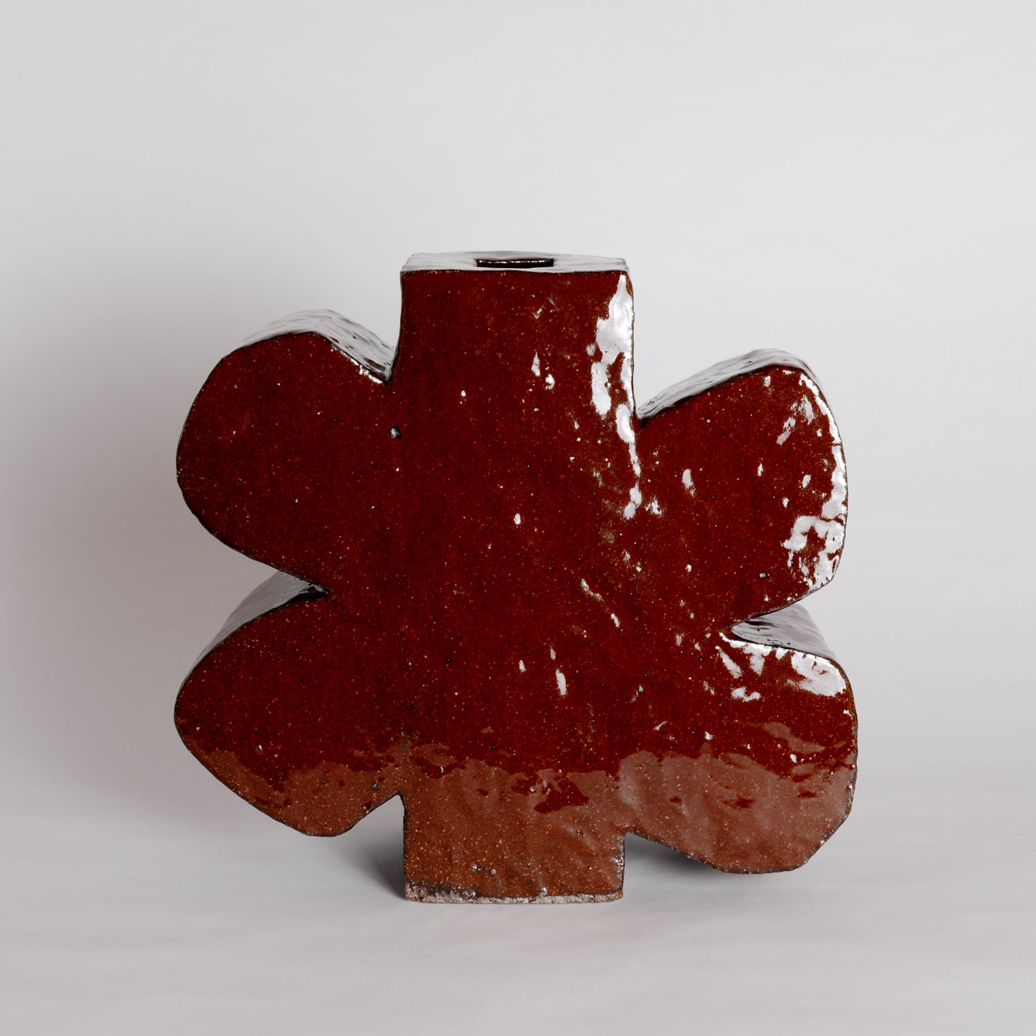 Butterfly Vase - Burgundy