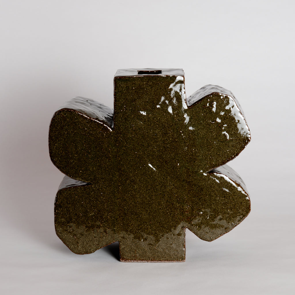 Butterfly Vase - Forest Green