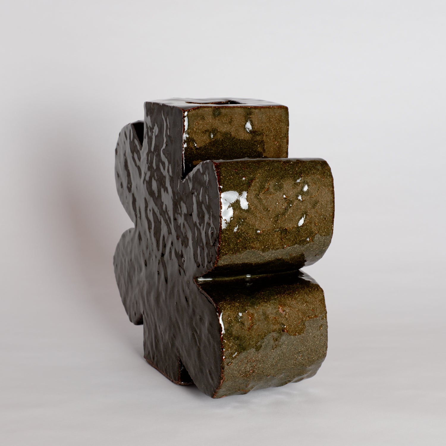 Butterfly Vase - Forest Green