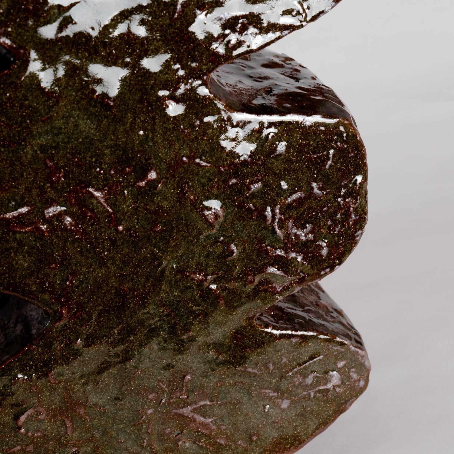 Large Squiggle Vessel - Forest Green