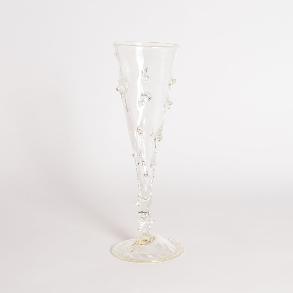 'Thorny' Flute Glass VII