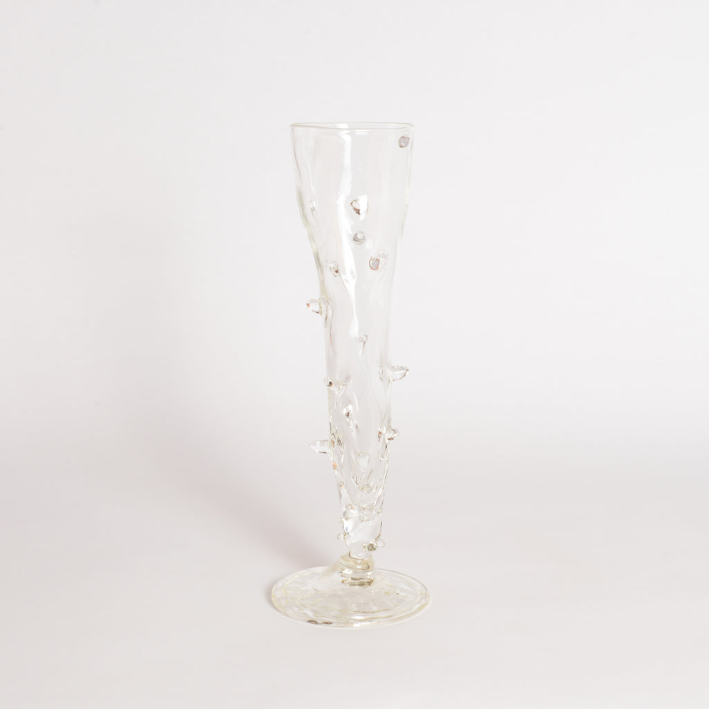 'Thorny' Flute Glass VIII