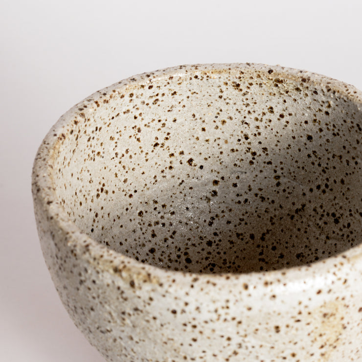 Tiny Speckled Ceramic Vessel