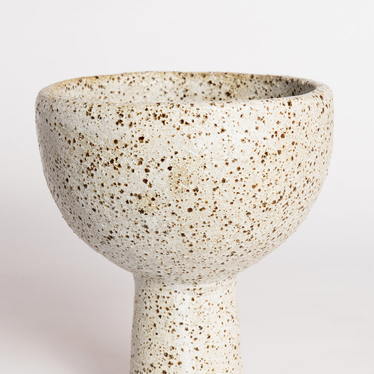 Tiny Speckled Ceramic Vessel