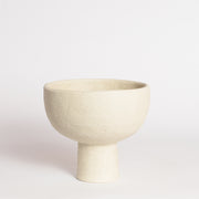 Tiny Beige Ceramic Vessel