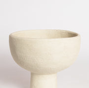 Tiny Beige Ceramic Vessel