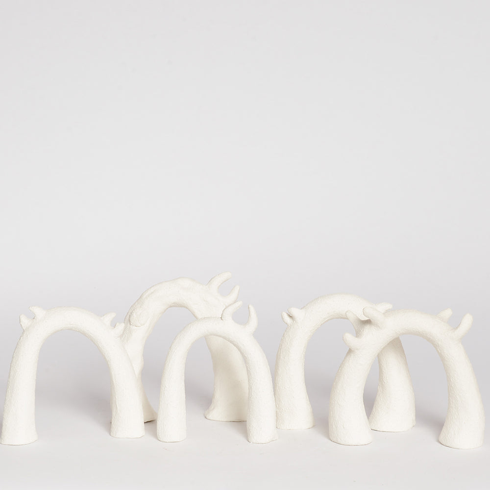 STEPHANIE PHILLIPS is a ceramic artist from Sydney, Australia. Through her background and upbringing, Stephanie has developed an affinity with the Australian bush and the influence of the forms and colours of native flora are evident in her contemporary ceramic sculptures.